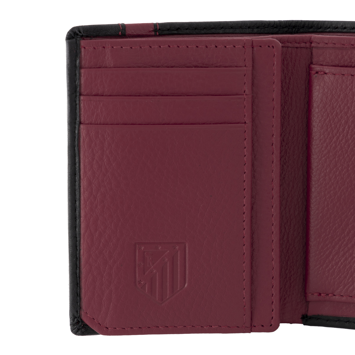 Vertical Wallet Leather Red Stripe image number null